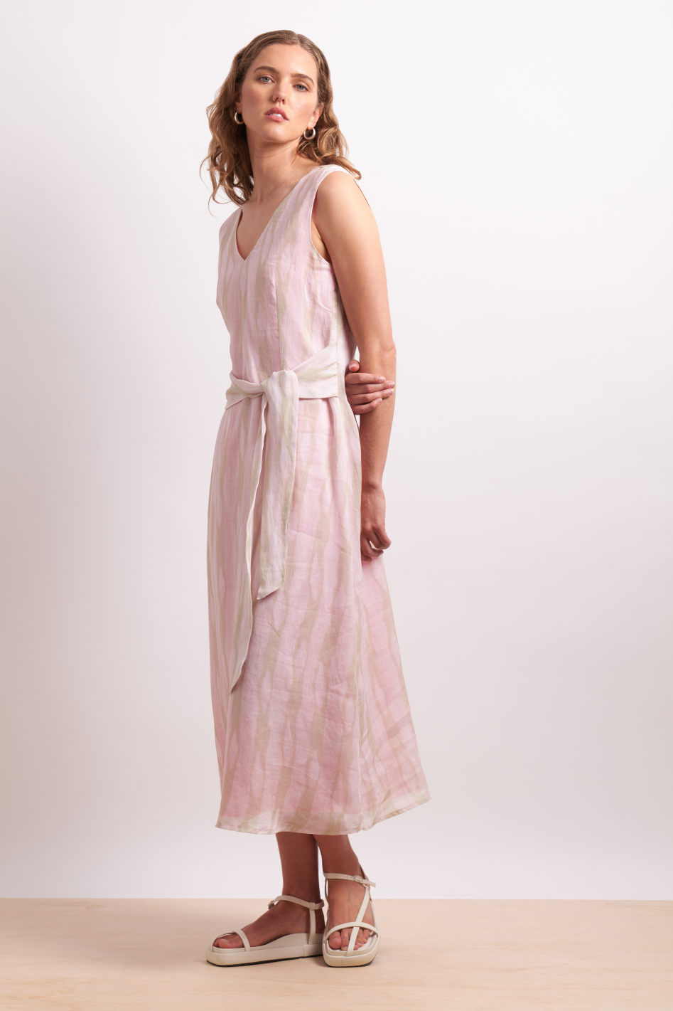 Neris Soft Focus Dress in Sherbet 