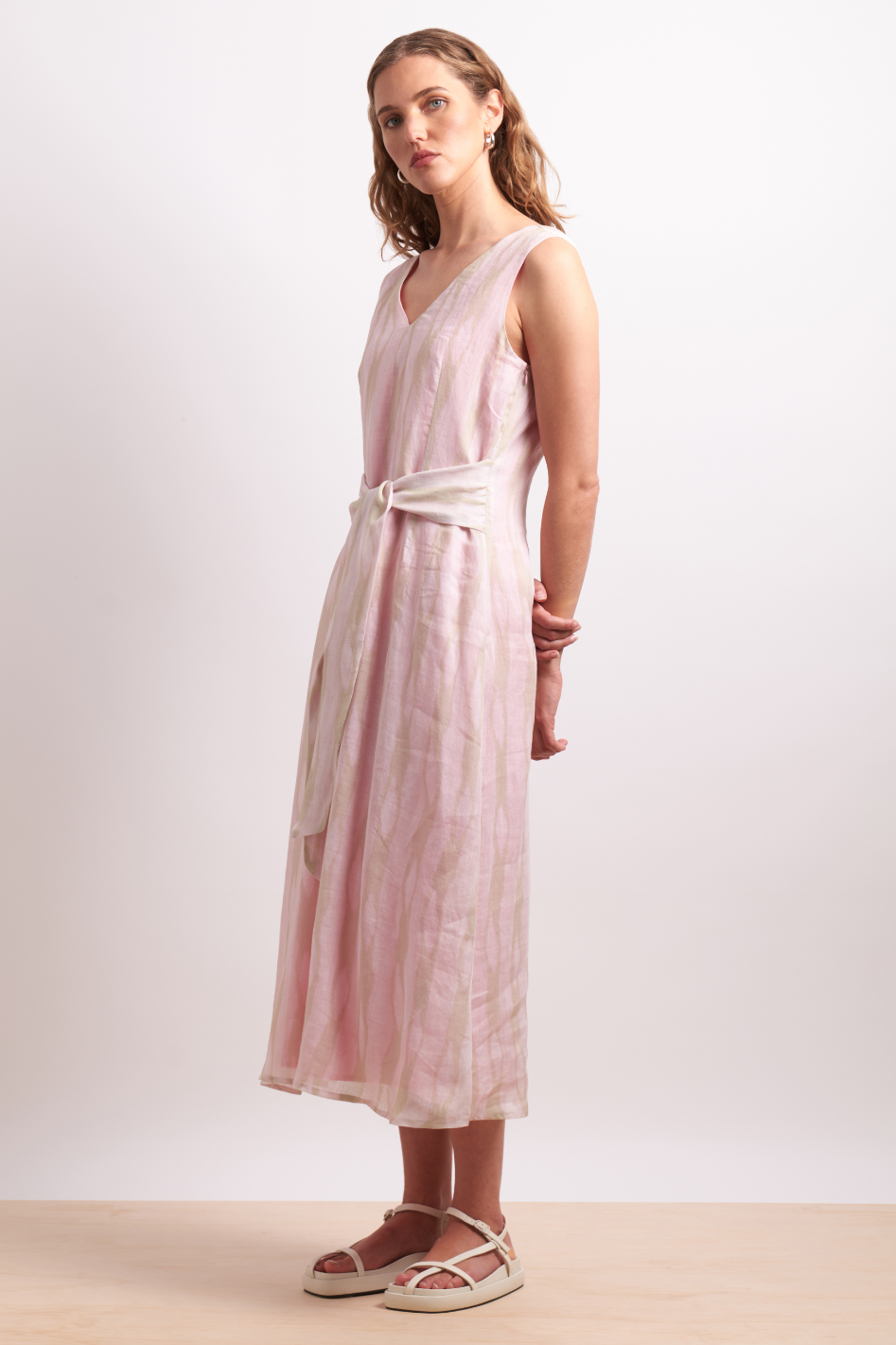 Neris Soft Focus Dress in Sherbet 