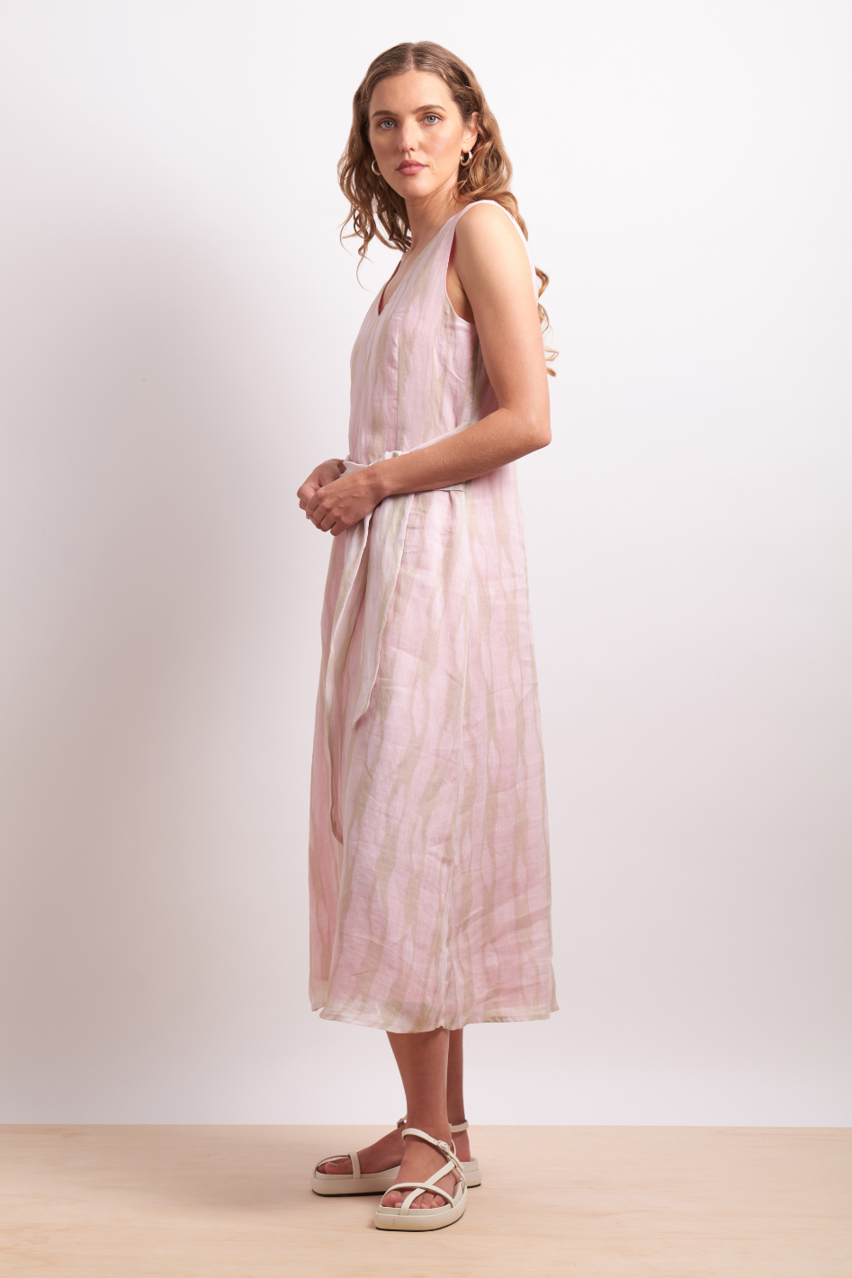 Neris Soft Focus Dress in Sherbet 