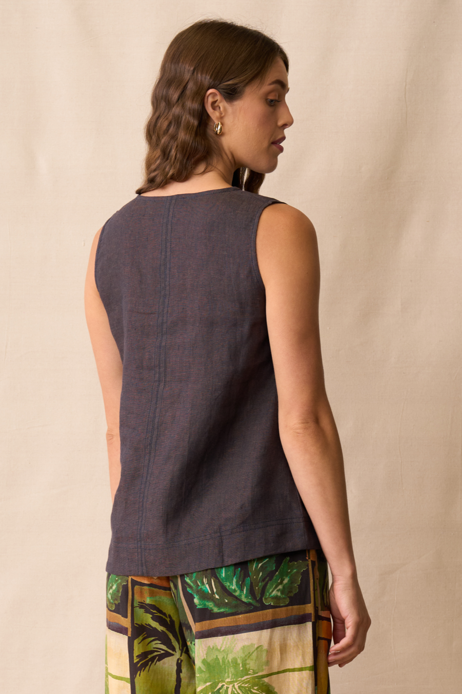 Neris Veda Tank in Hazel