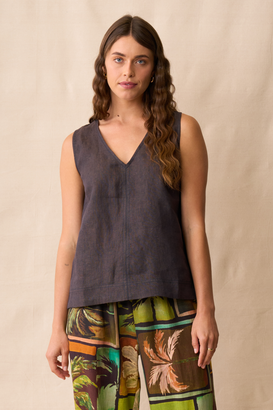 Neris Veda Tank in Hazel