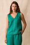 Neris Veda Tank in Malachite