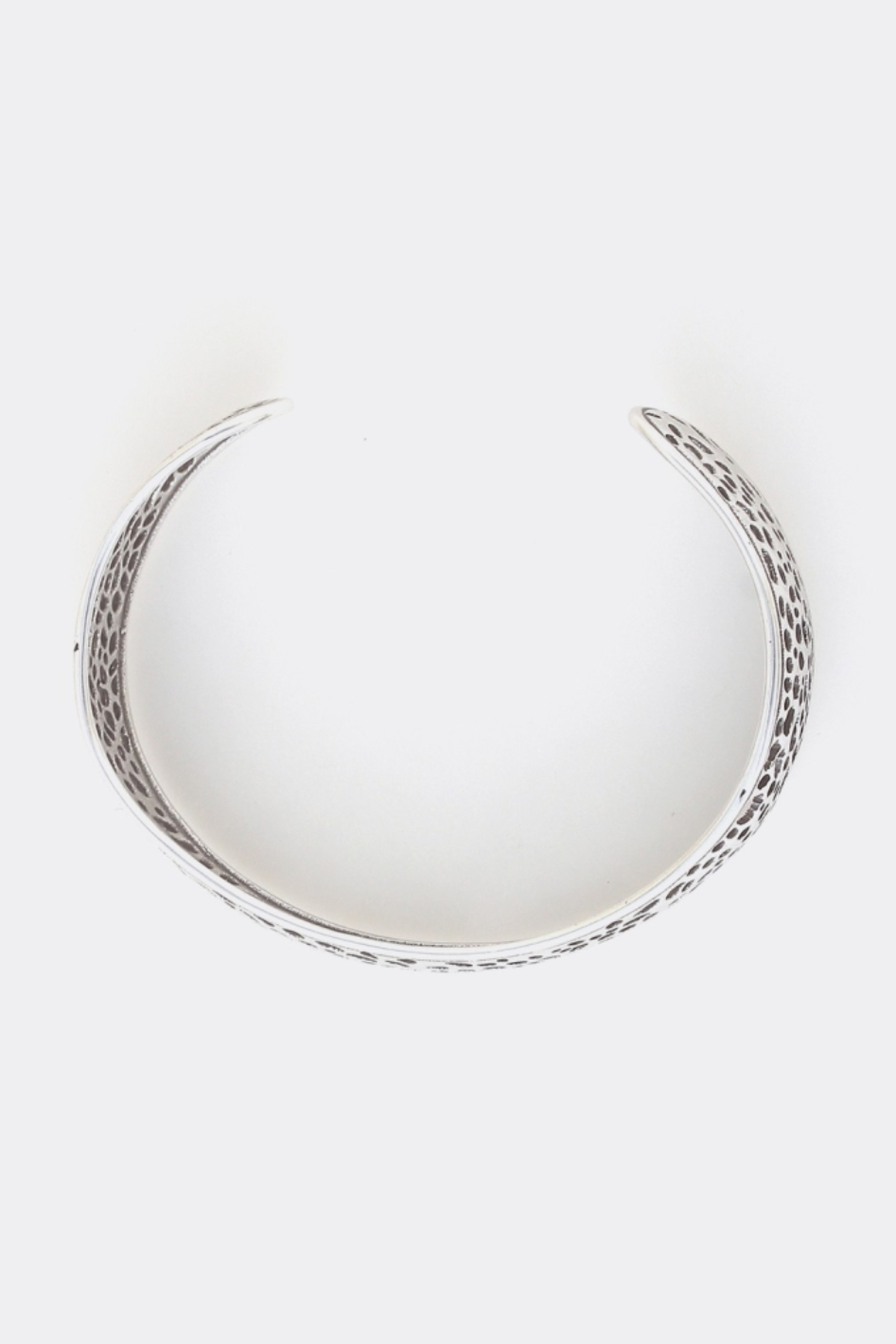 Ori Tao Coralia Openwork Silvered Rigid Bracelet