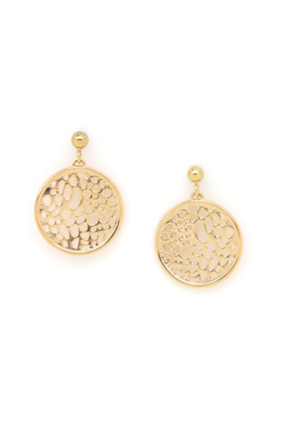Ori Tao Coralia Small Golden Post Earrings