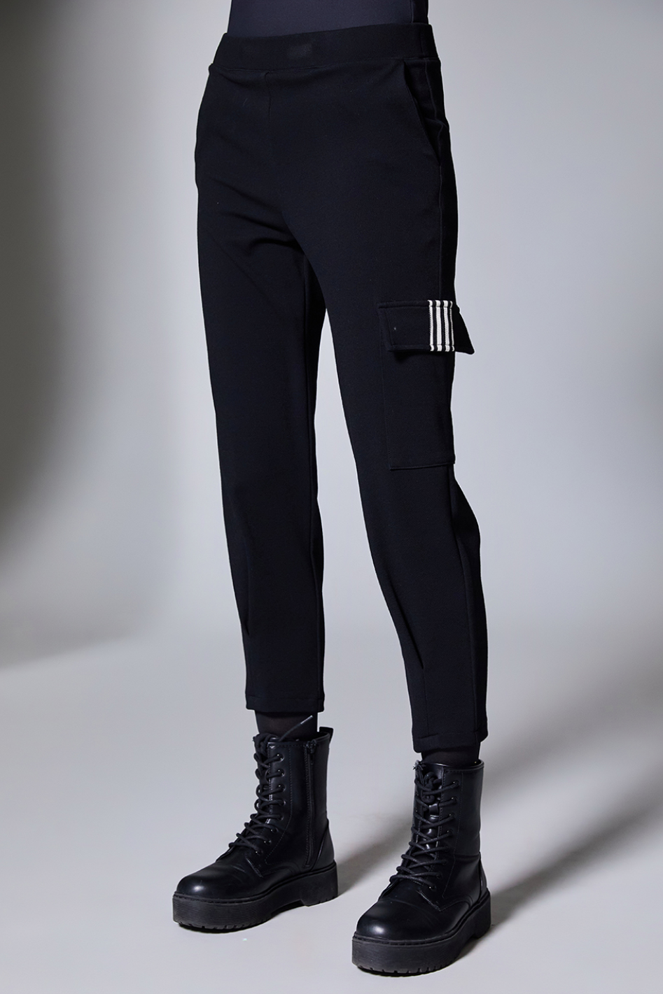 Peruzzi Cargo Trouser in Black