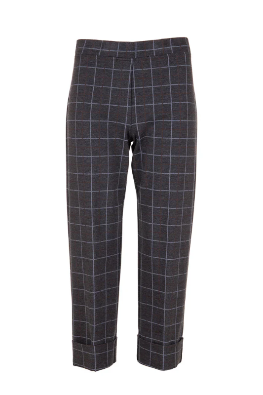 Peruzzi Check Trouser | Grey | W24123