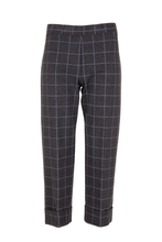 Load image into Gallery viewer, Peruzzi Check Trouser | Grey | W24123
