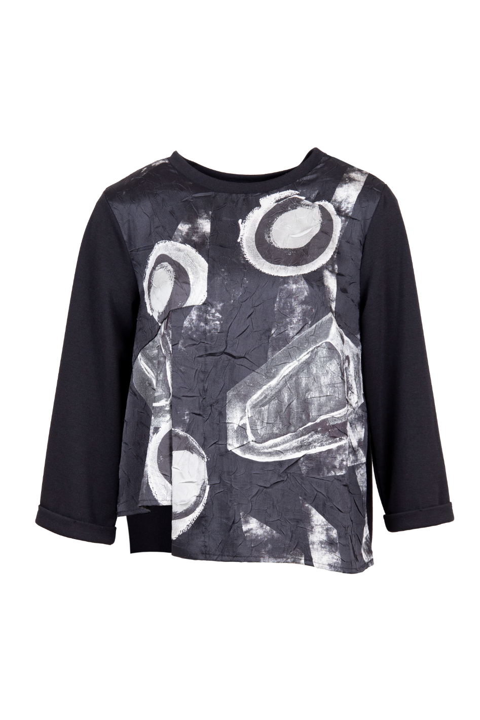 Peruzzi Circle Print Crush Top 