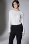 Peruzzi Long Sleeve Basic Top in White