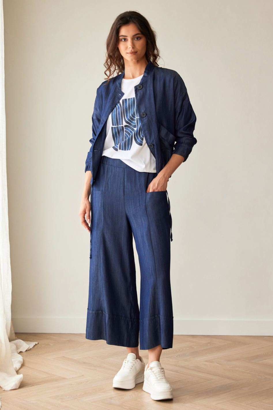 Peruzzi Luxe Turn Up Pant 