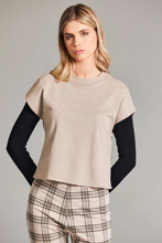 Load image into Gallery viewer, Peruzzi Merino Goes Under Top | Black | W24210
