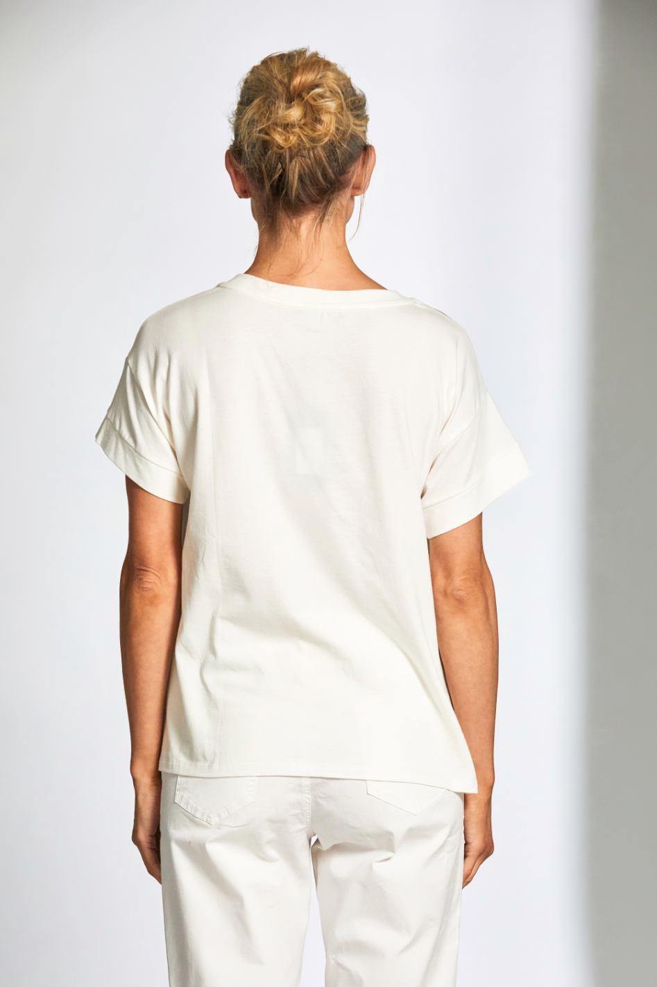 Peruzzi Metallic Print Top