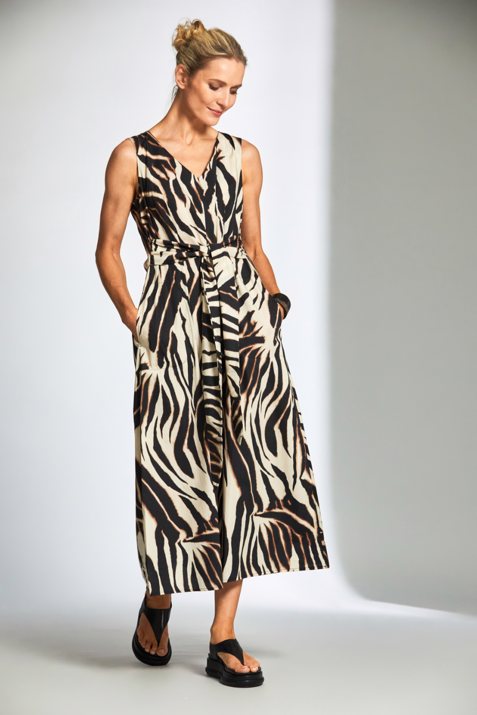 Peruzzi Print Dress in Animal Print