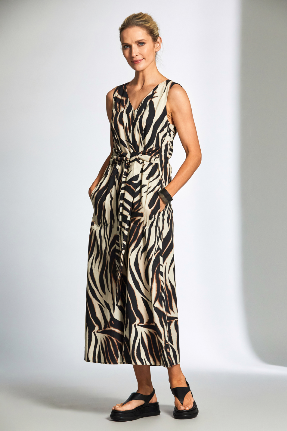 Peruzzi Print Dress in Animal Print
