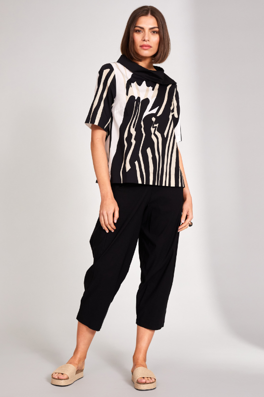 Peruzzi Slouch Trouser | Black | S24503