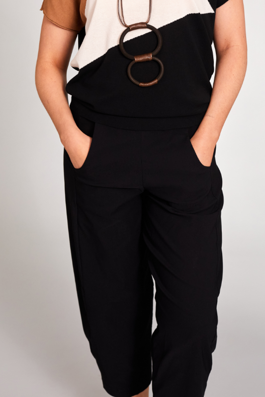 Peruzzi Slouch Trouser | Black | S24503