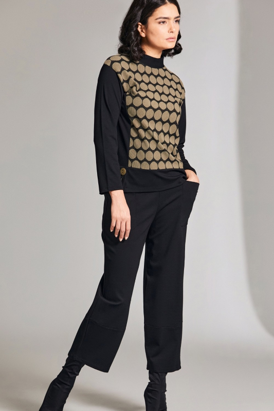 Peruzzi Slouch Trouser | Black | W24136L