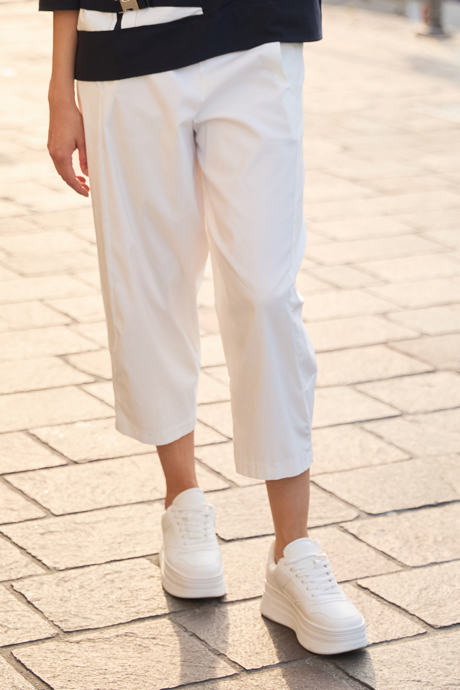 Peruzzi Slouch Trouser in Ecru