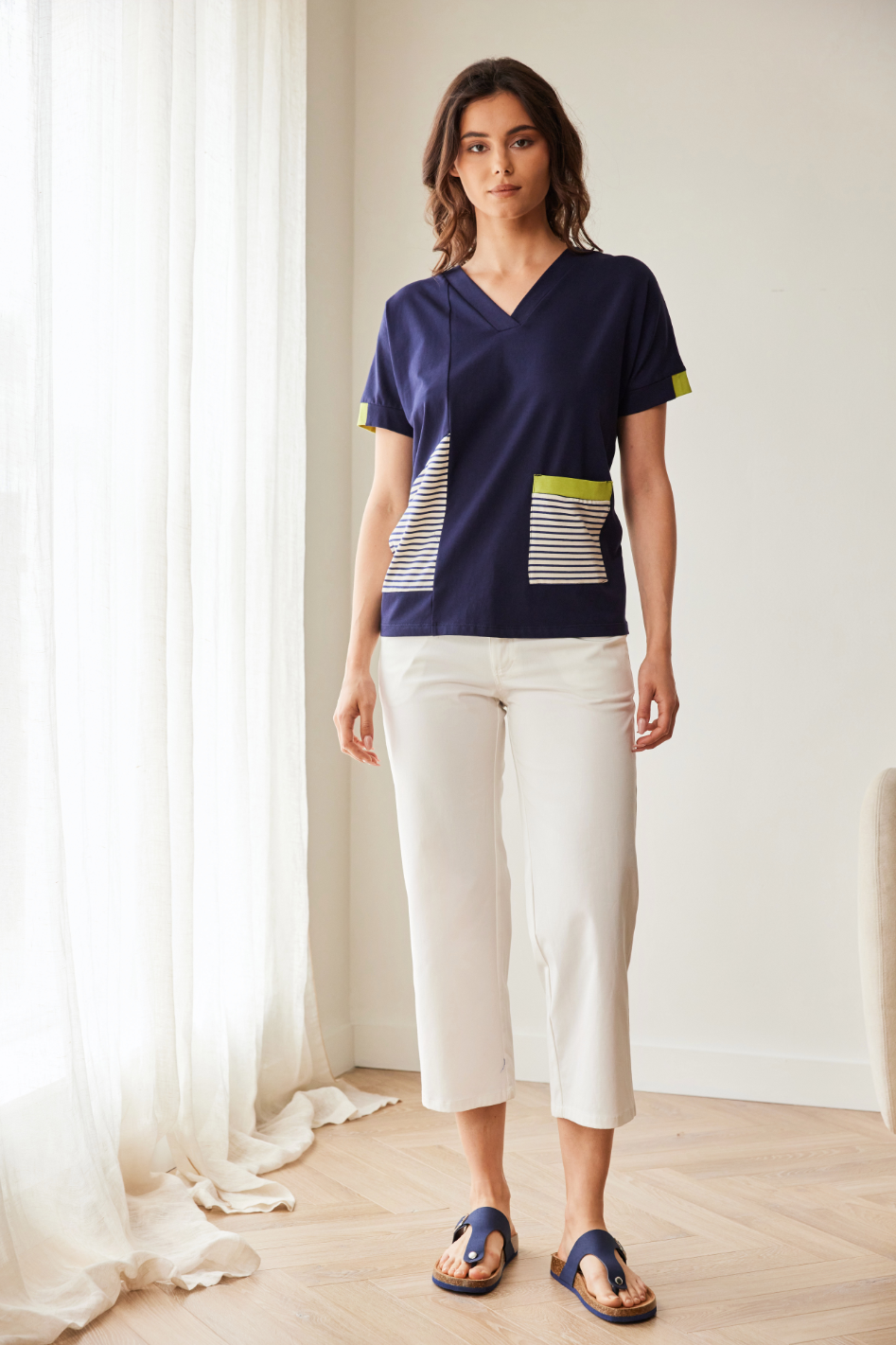 Peruzzi Stripe Top