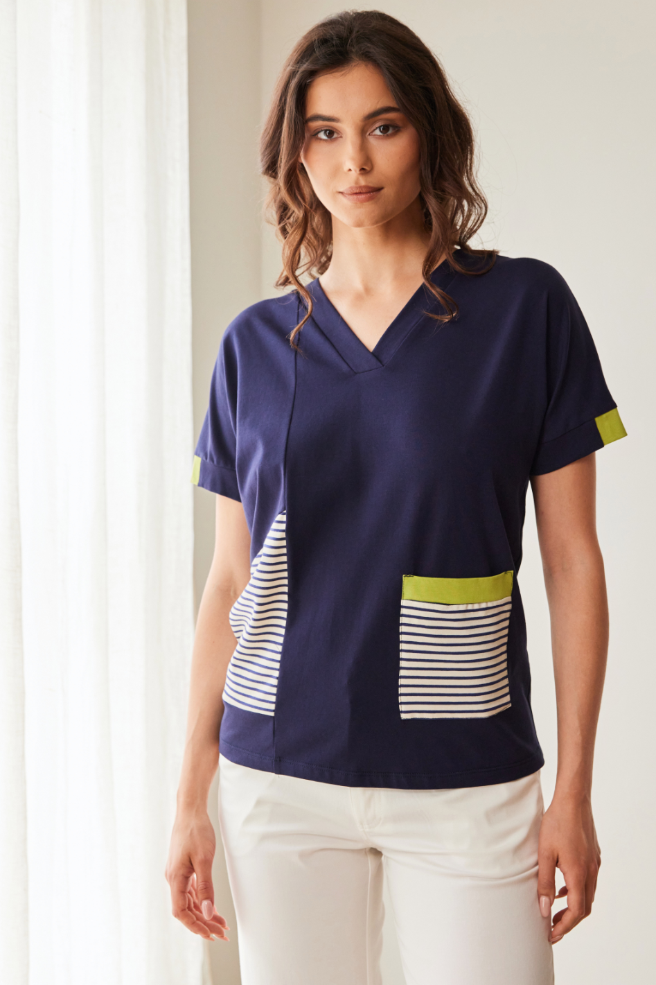 Peruzzi Stripe Top