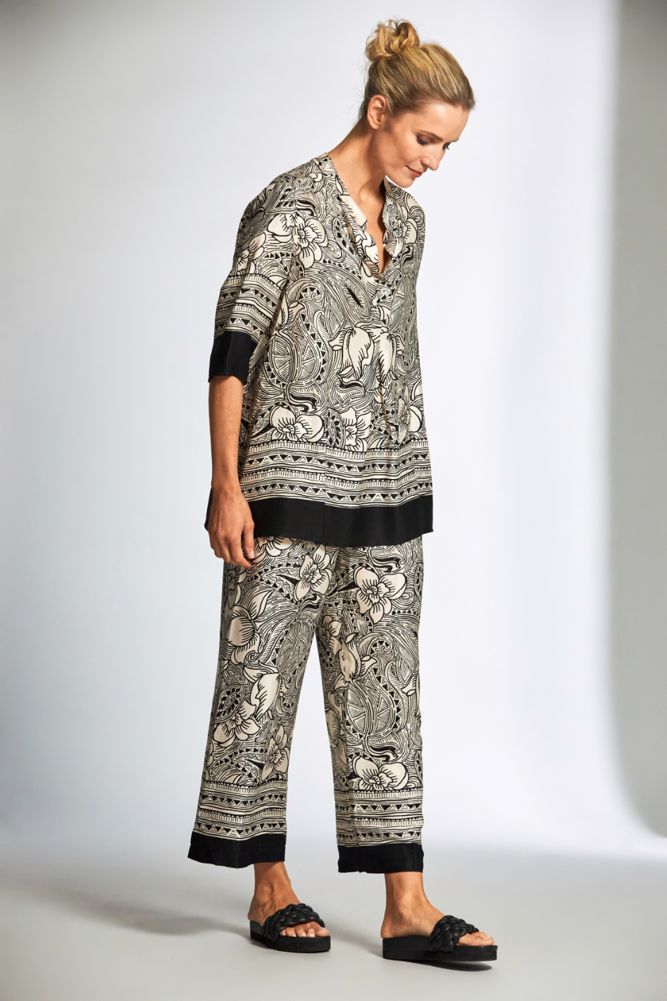 Peruzzi Woodblock Print Top 