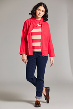 Load image into Gallery viewer, Peruzzi Zip Jacket | Strawberry | W24180
