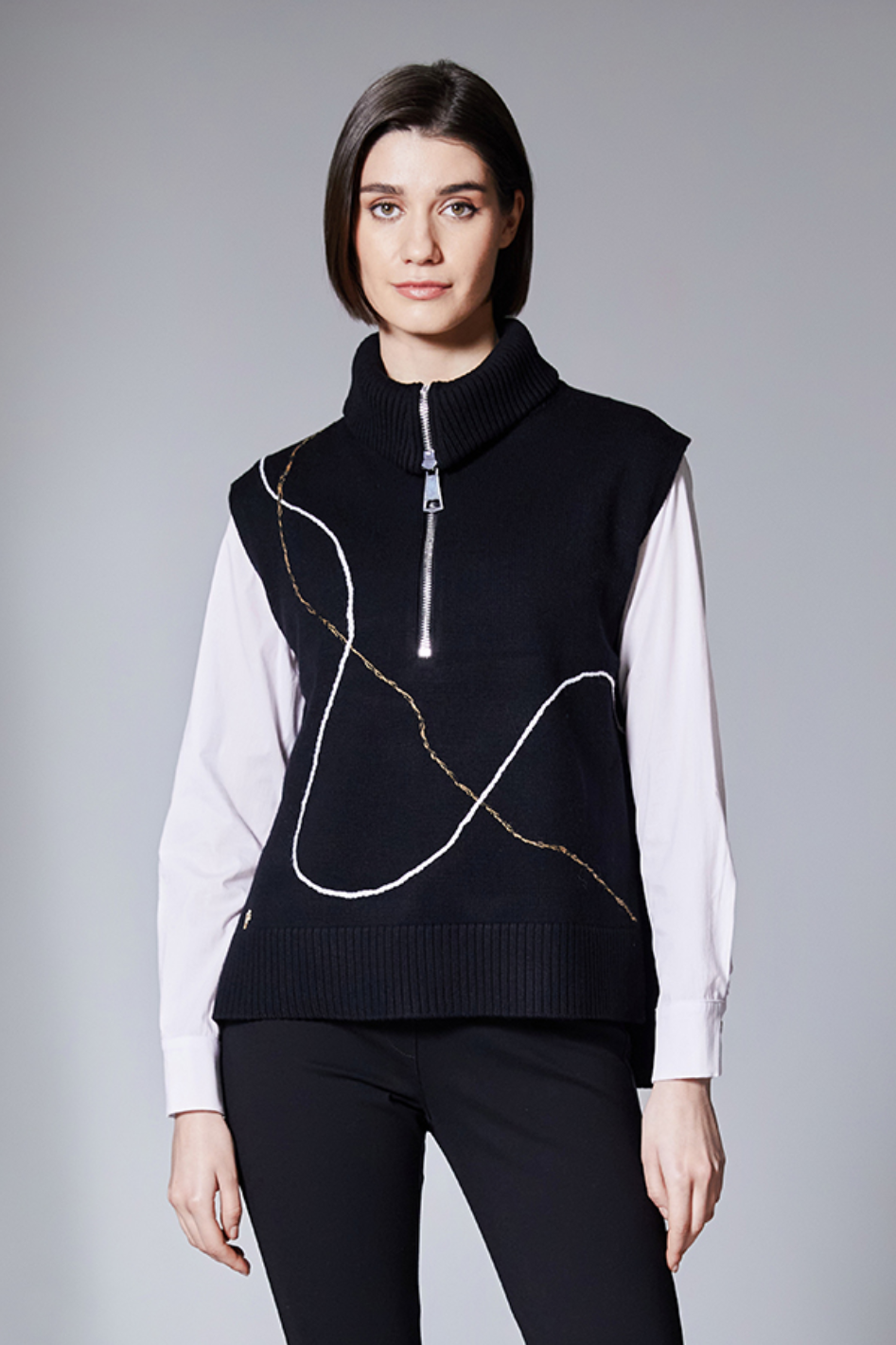 Peruzzi Zip Knit Tabard 