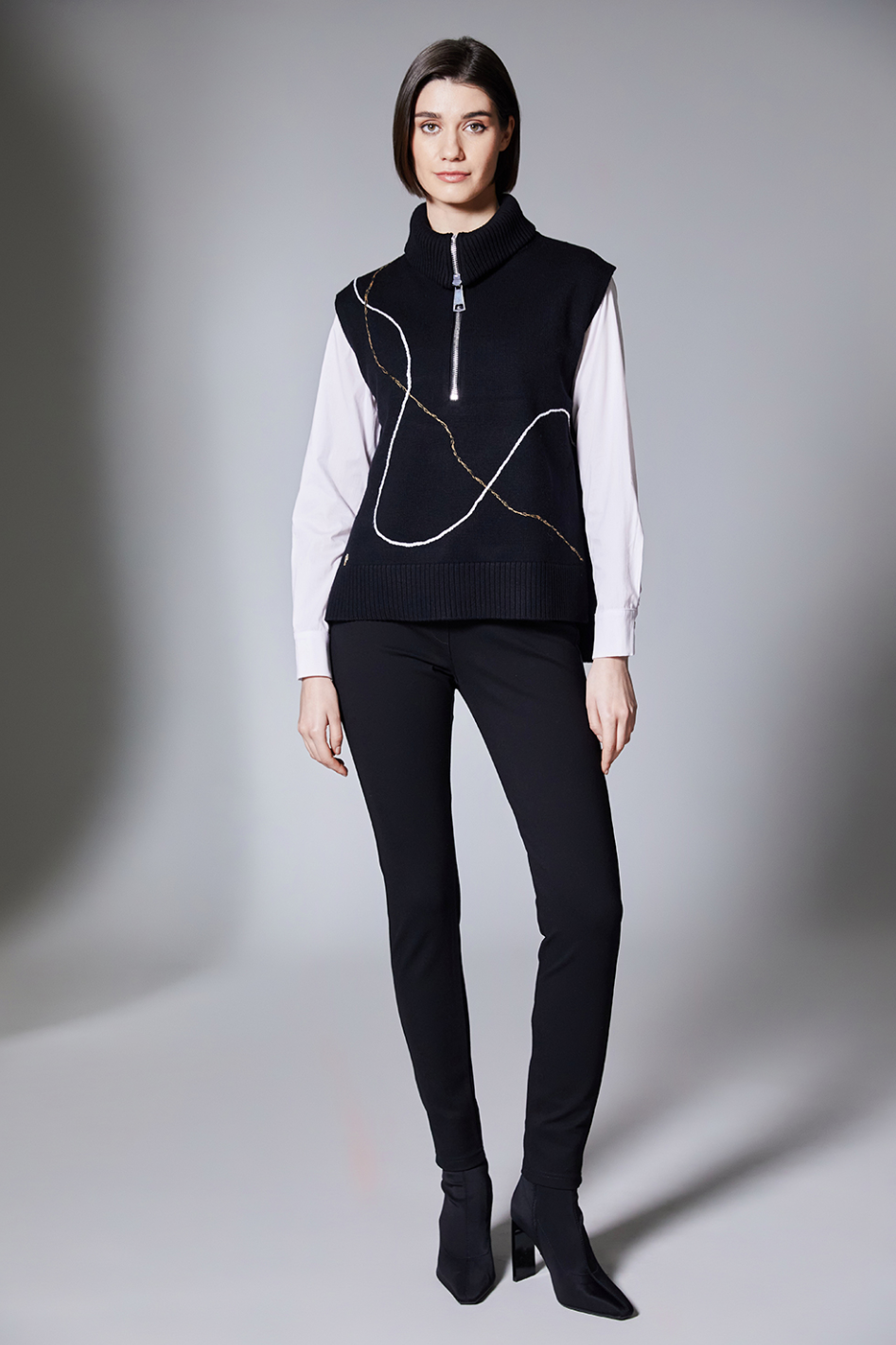 Peruzzi Zip Knit Tabard 