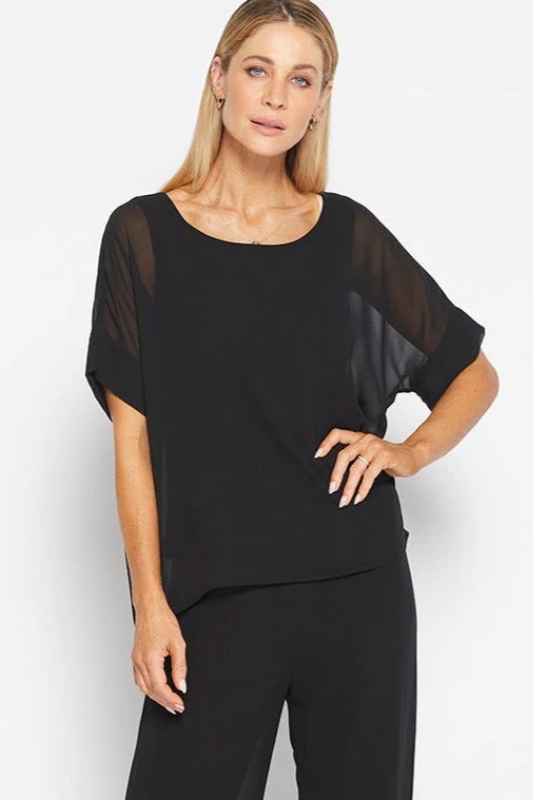 Philosophy Astor Lined Tee | Black