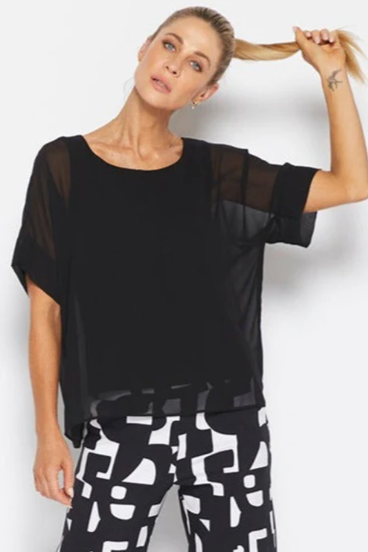 Philosophy Astor Lined Tee | Black