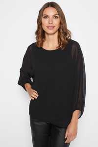 Philosophy Eliza Billow Tunic | Black