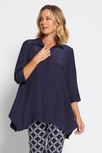 Load image into Gallery viewer, Philosophy Genesis 3/4 Swing Shirt | Lustre | Navy
