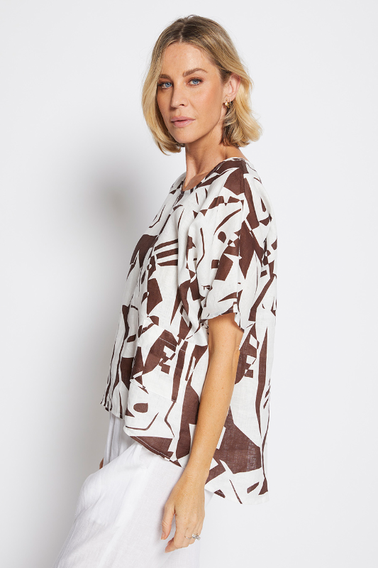 Philosophy Jessica Pocket Tee | Jungle Choc