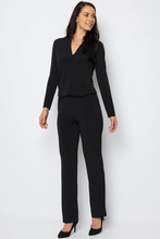 Load image into Gallery viewer, Philosophy Linear Slim Pant in Black
