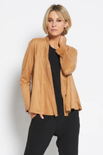 Load image into Gallery viewer, Philosophy Rosey Suedette Jacket in Camel
