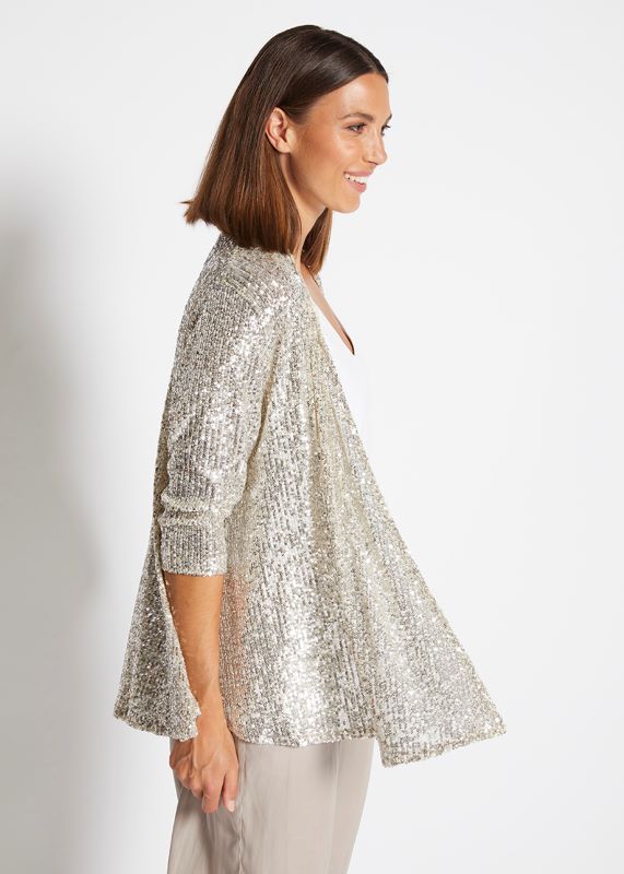 Philosophy Sally Sequin 3/4 Jacket | Sparkle