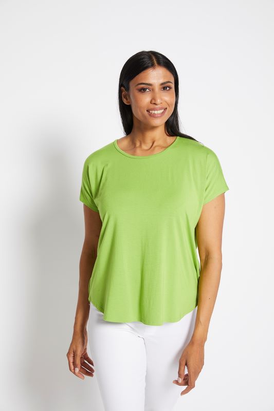 Philosophy Trina Cut Out Tee in Lime