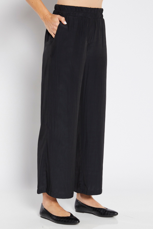 Philosophy Violin Full Length Wide Pant | Lustre | Black
