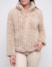 Load image into Gallery viewer, Ping Pong Faux Fur Zip Jacket 
