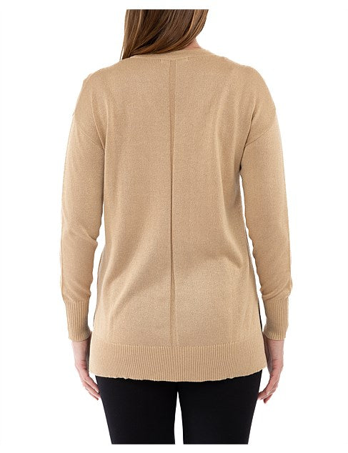 Ping Pong V-Neck-Lurex Pullover