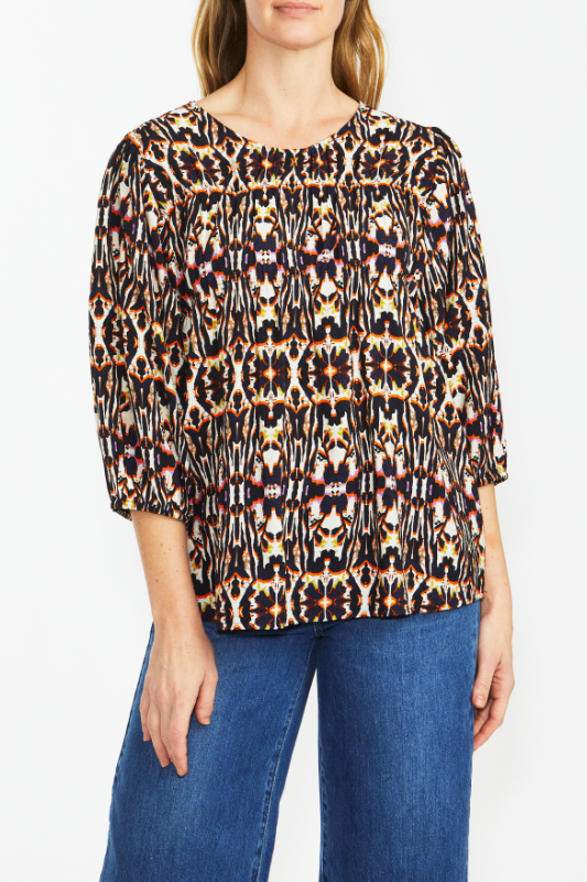 Ping Pong Batik Print Top | Batik Print