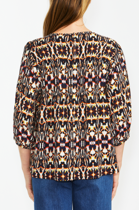 Ping Pong Batik Print Top | Batik Print
