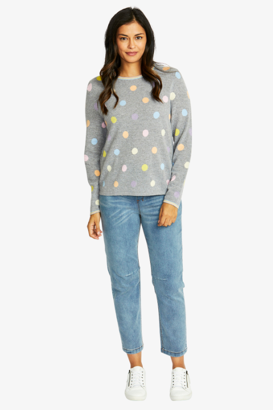 Ping Pong Abigail Pullover | Grey Marle