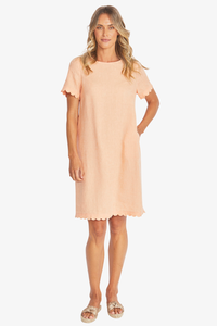 Ping Pong Amalfi Linen Dress | Mandarin | 595543