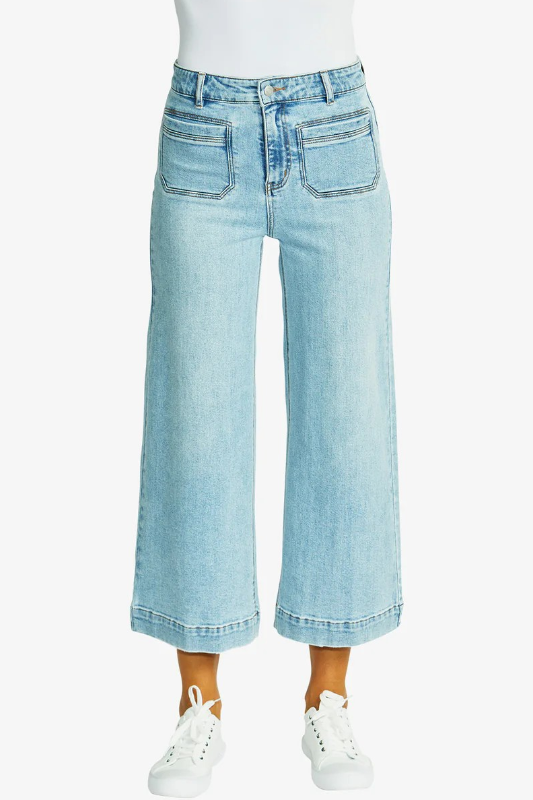 Ping Pong Amelia Denim Jean | Pale Denim