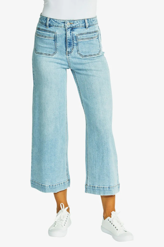 Ping Pong Amelia Denim Jean | Pale Denim