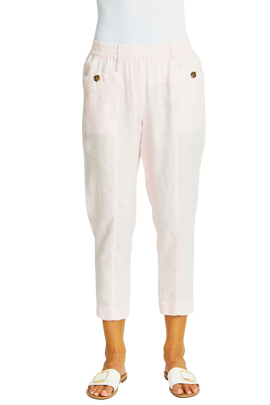 Ping Pong Ava Pull On Linen Pant | Fairyfloss