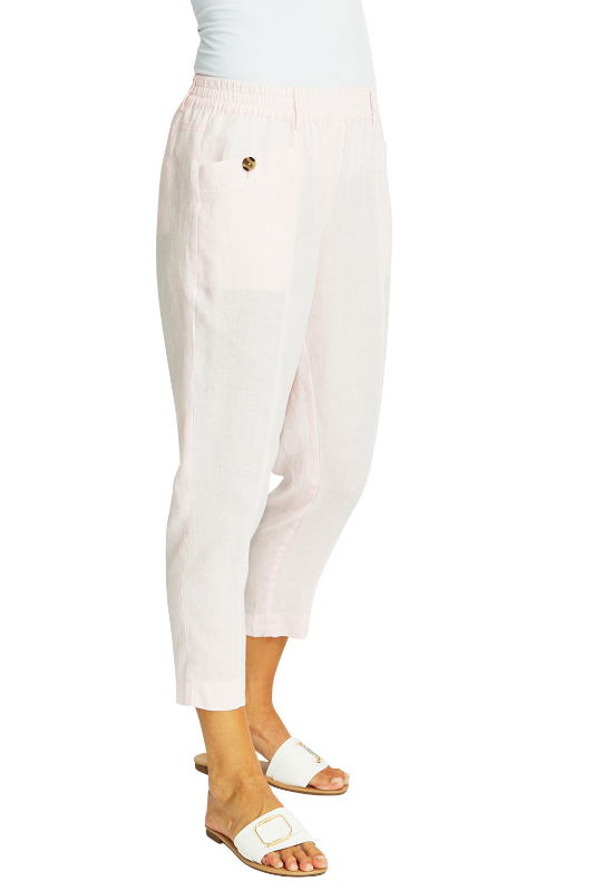 Ping Pong Ava Pull On Linen Pant | Fairyfloss