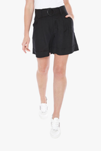 Load image into Gallery viewer, Ping Pong Belted Short in Black
