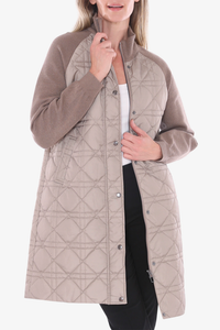 Ping Pong Dylan Spliced Jacket | Taupe
